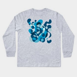 Surreal Shapes (Miro Inspired) Kids Long Sleeve T-Shirt